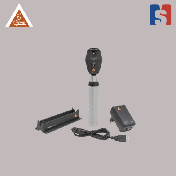 Ophthalmoscope Beta 200 LED With Rechargeable Battery Handle - Image 4