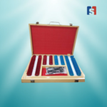 Trial Box Metal Rim with Carry Wooden Case