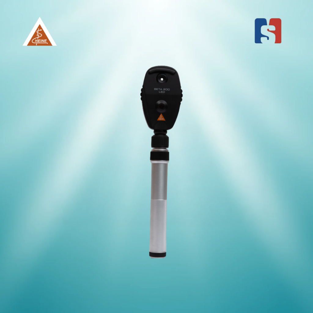 OPHTHALMOSCOPE BETA 200 LED WITH SLIM HANDLE HEINE