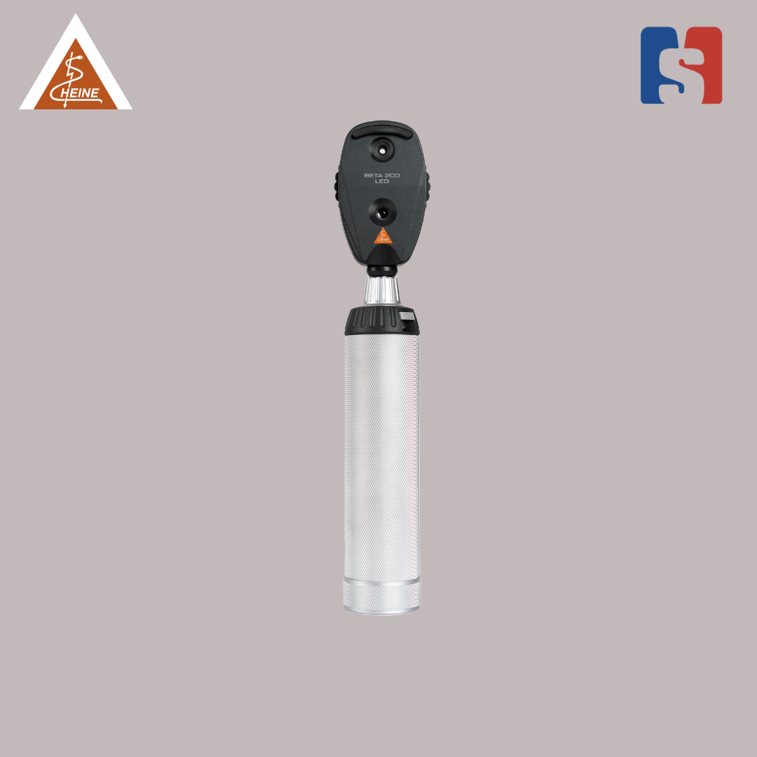 OPHTHALMOSCOPE-BETA-200-LED-WITH-LARGE-BATTERY-HANDLE-1 Ophthalmoscope Beta 200 LED With Large Battery Handle - Image 1