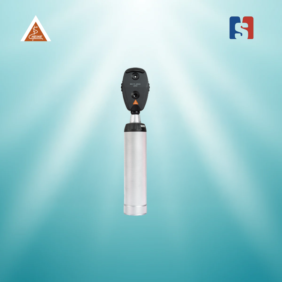 OPHTHALMOSCOPE BETA 200 LED WITH LARHE BATTERY HANDLE
